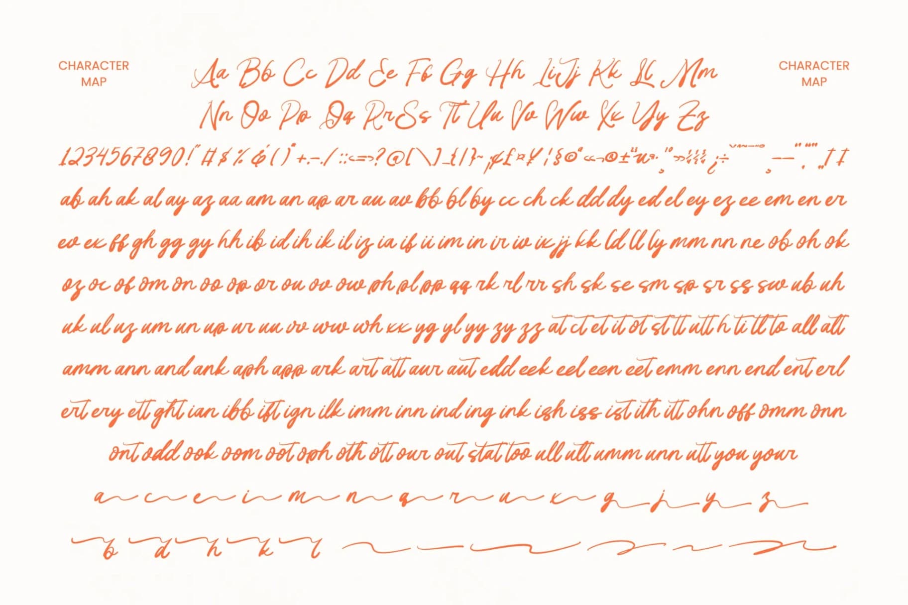 Preview 9 for Feminine Ordinary - Handwritten Ink Font