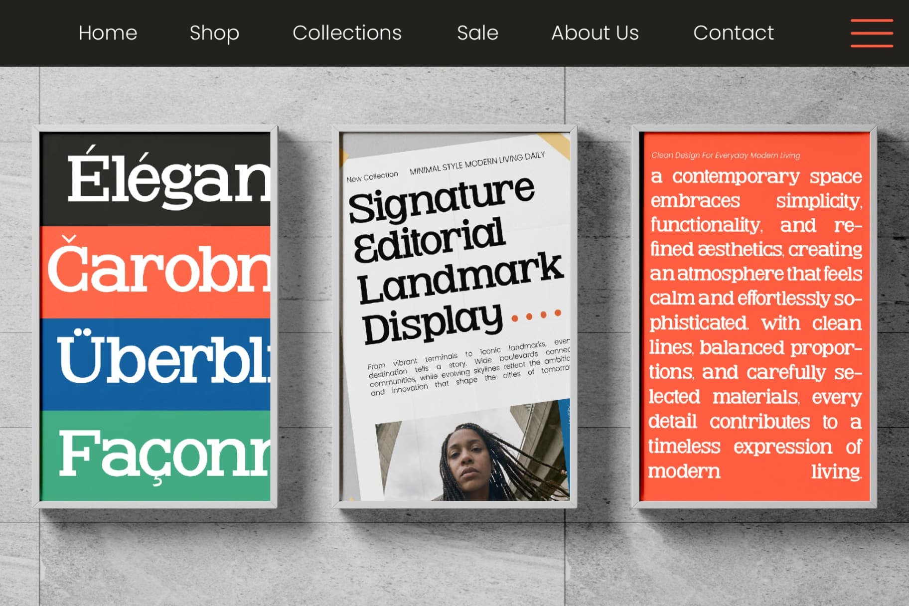 Preview 3 for Glinos - Modern Slab Serif