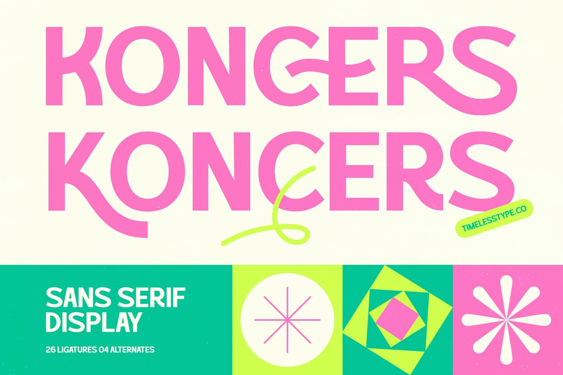 Preview 1 for Koncers - Sans Serif Display