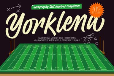 Yorklend - Modern Bold Handwritten