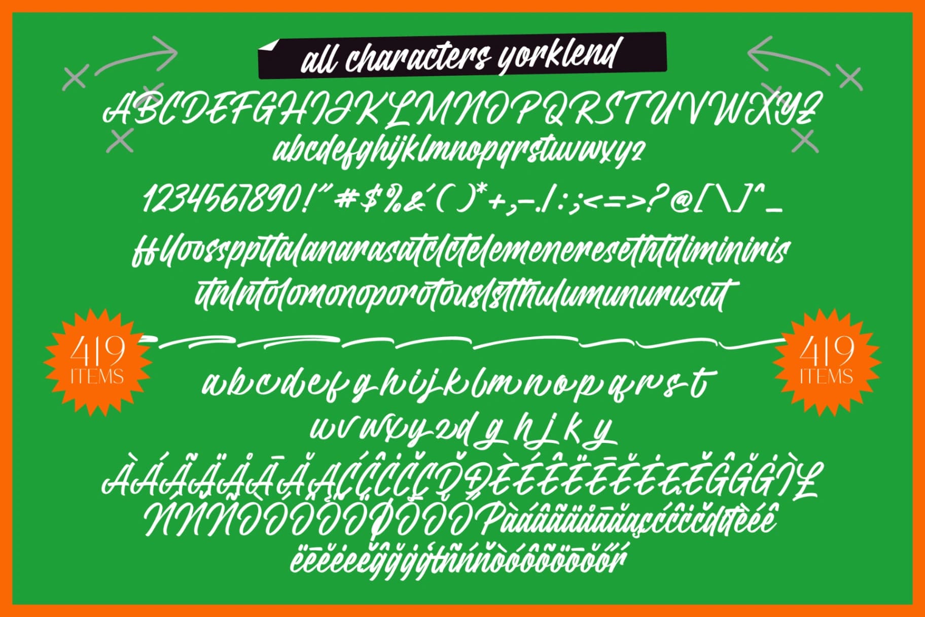 Preview 10 for Yorklend - Modern Bold Handwritten