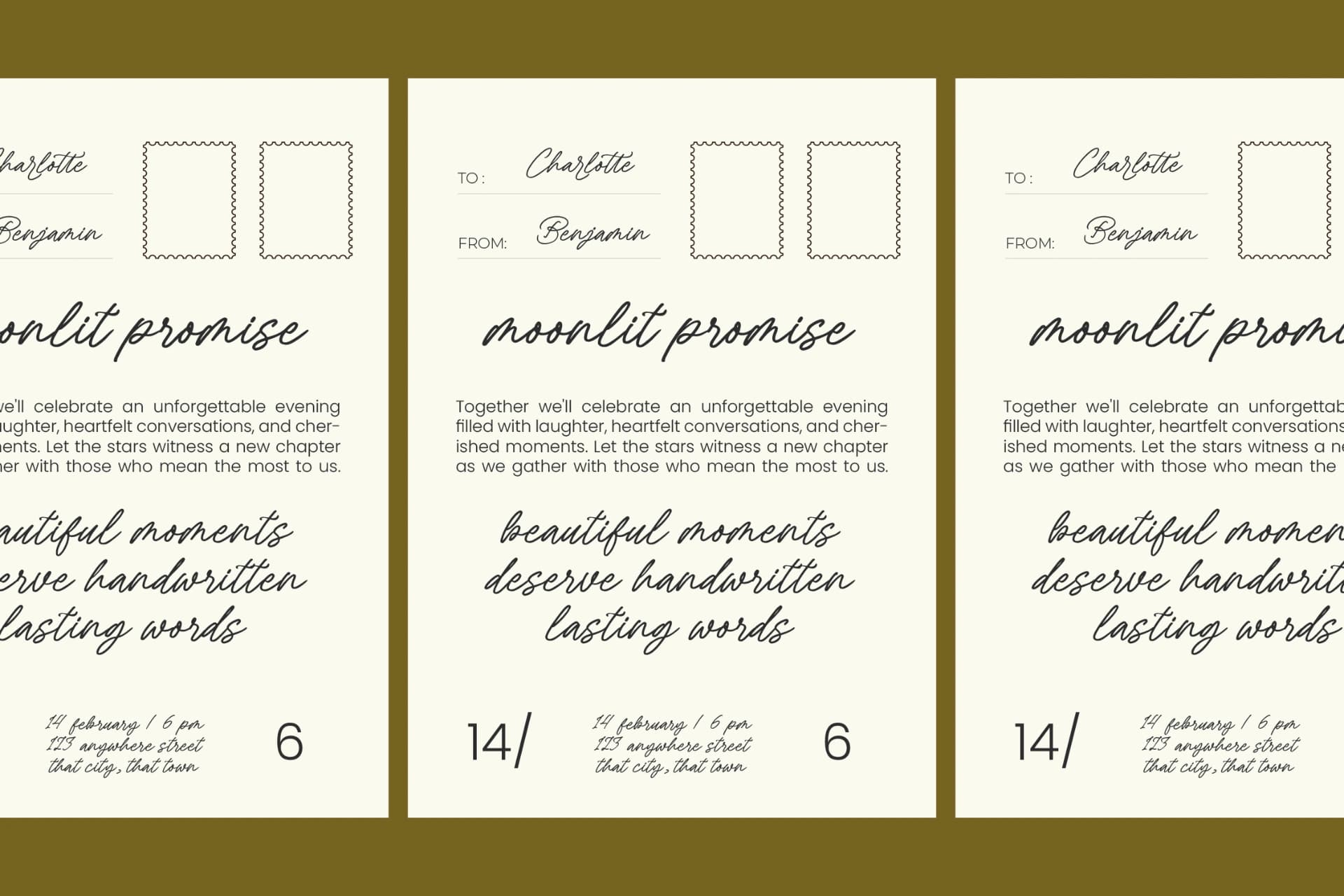 Preview 3 for Arabella Rentharis - Elegant Calligraphy Script