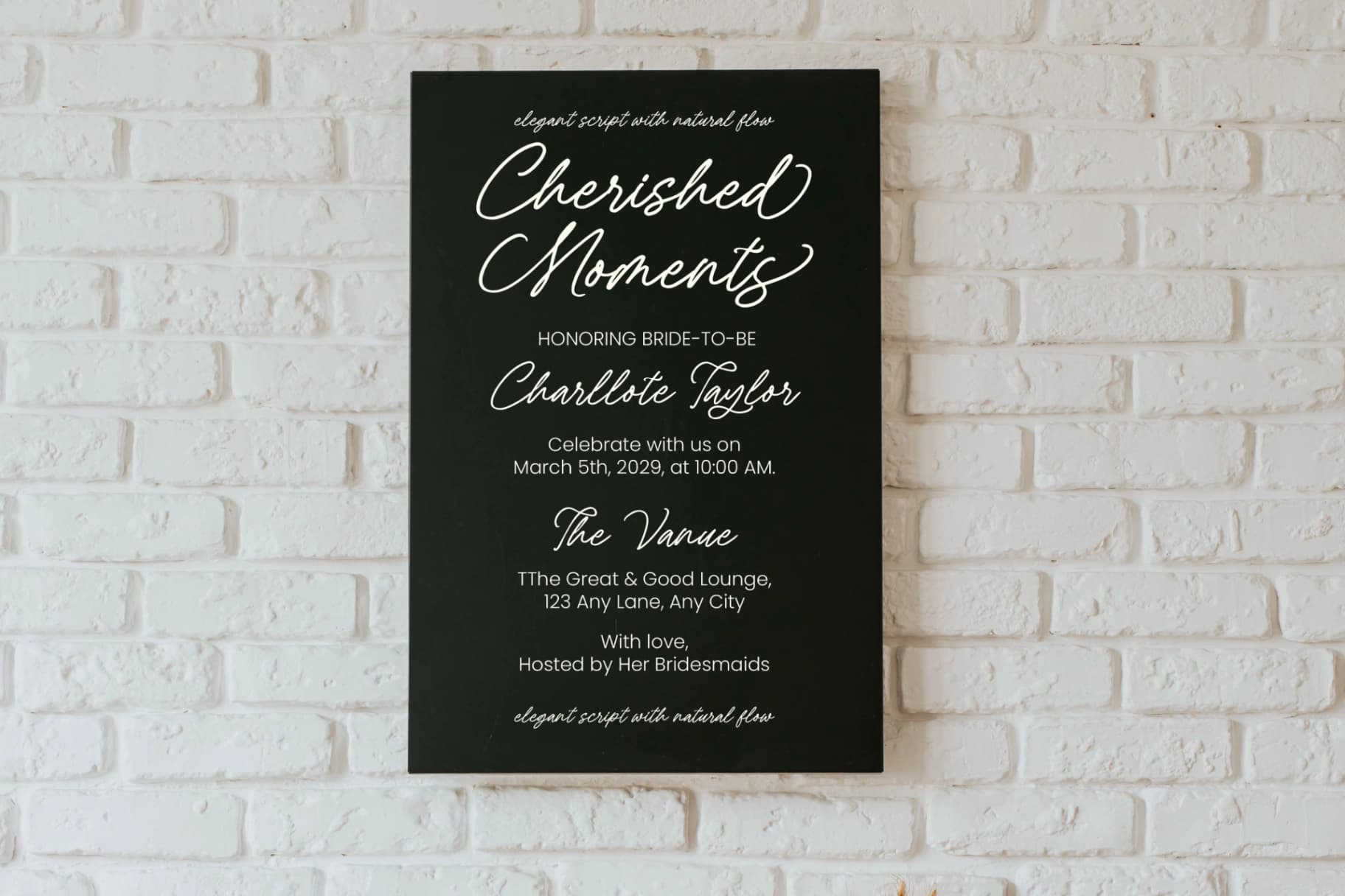 Preview 5 for Arabella Rentharis - Elegant Calligraphy Script