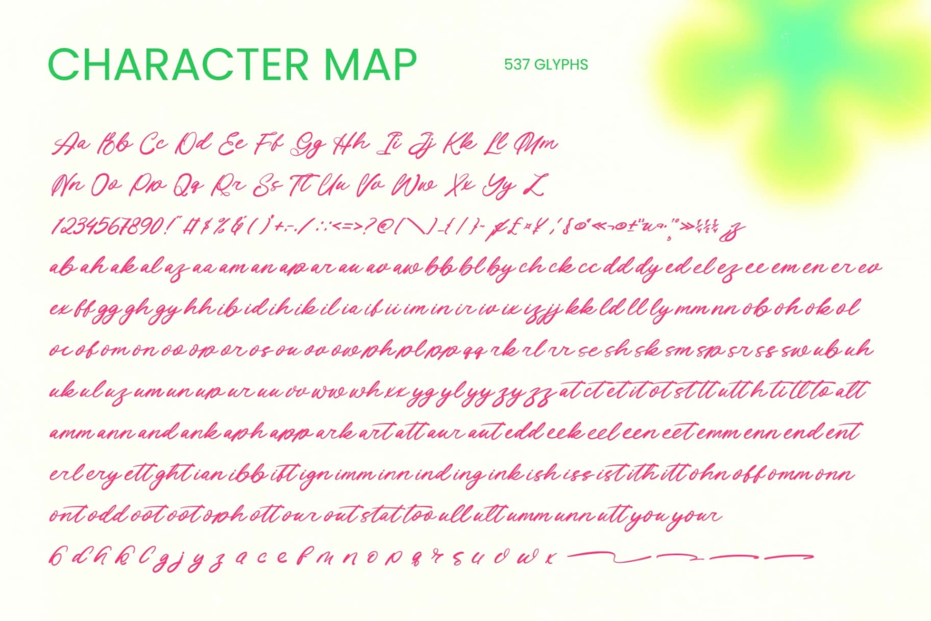 Preview 8 for Cindot - Bold Handwritten Font