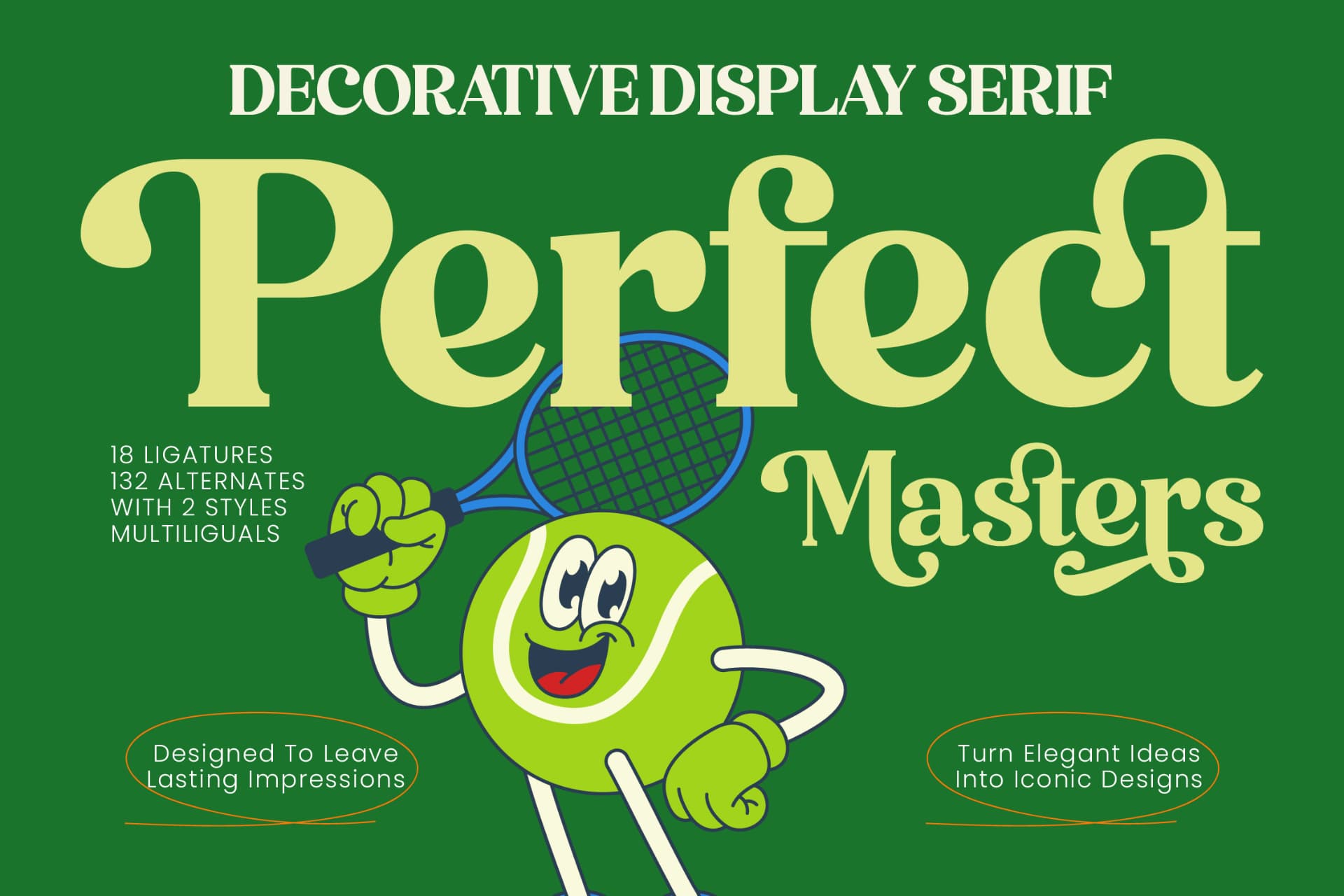 Preview of Perfect Masters - Decorative Display Serif font
