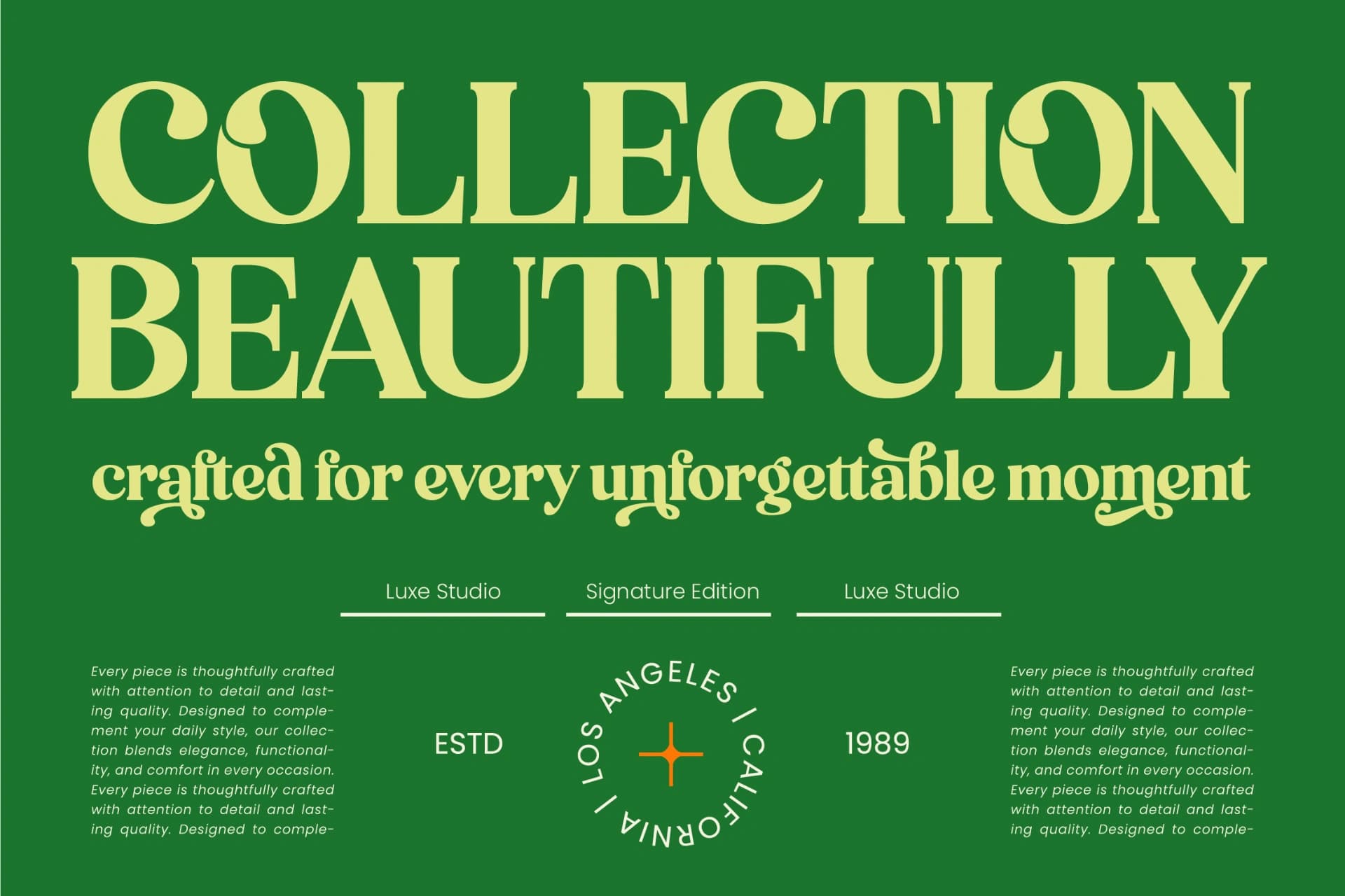 Preview 8 for Perfect Masters - Decorative Display Serif