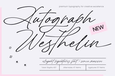 Autograph Westhelin - Elegant Signature Font