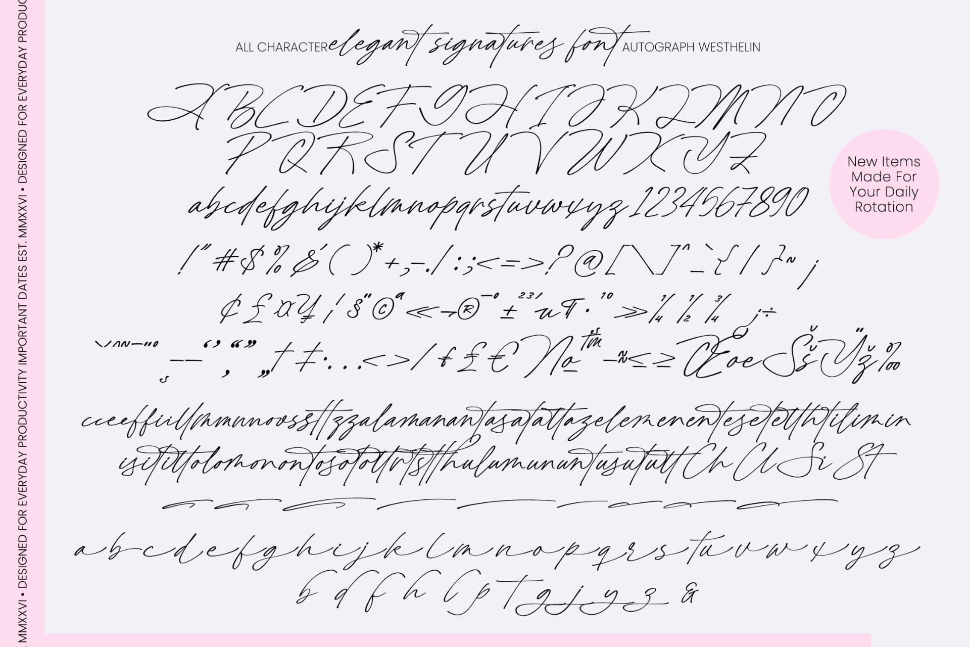 Preview 10 for Autograph Westhelin - Elegant Signature Font