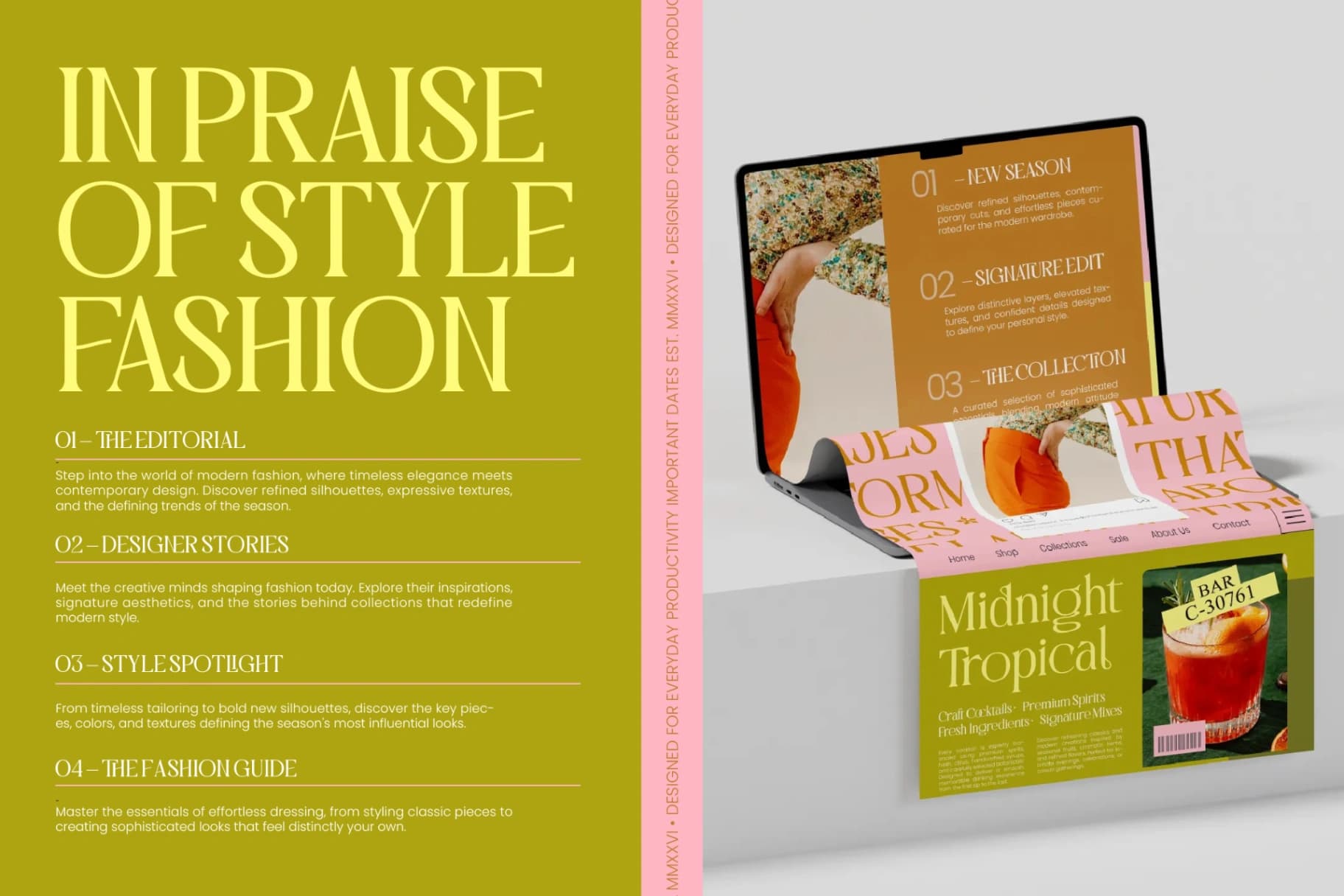 Preview 5 for Celineso Aroma - Elegant Serif