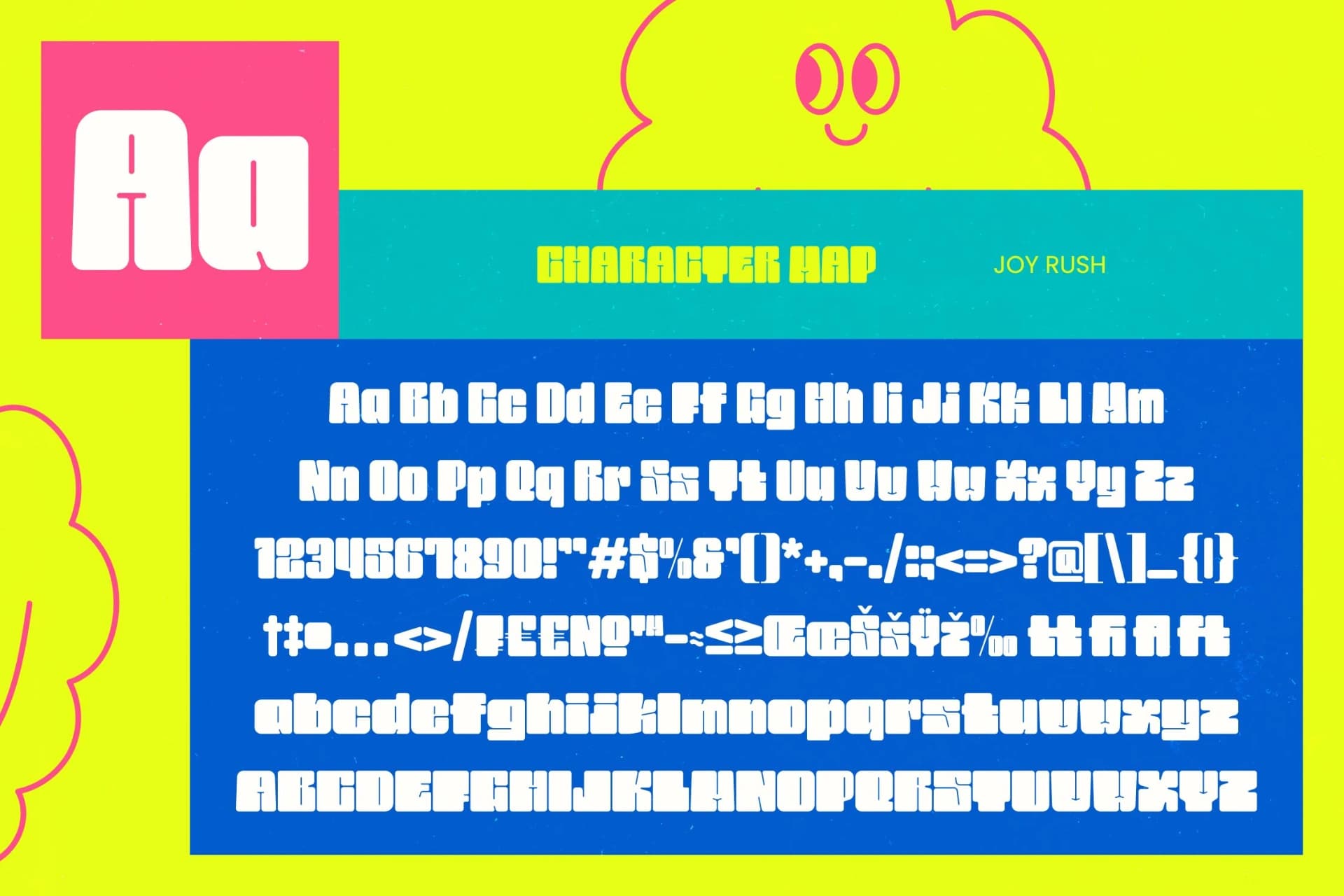 Preview 9 for Joy Rush - Sans Serif Display Font
