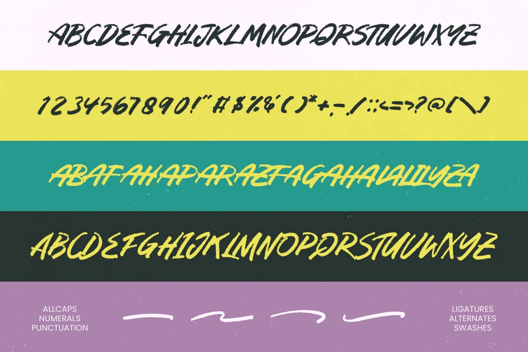 Preview 9 for Hanor Dhams - Display Brush Font