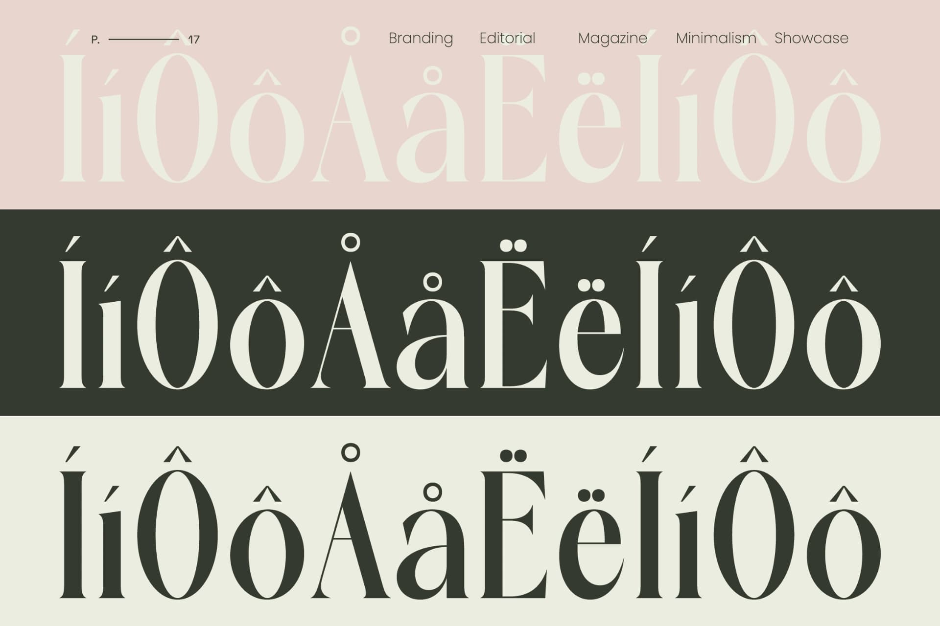 Preview 6 for Royale Ambers - Editorial Serif