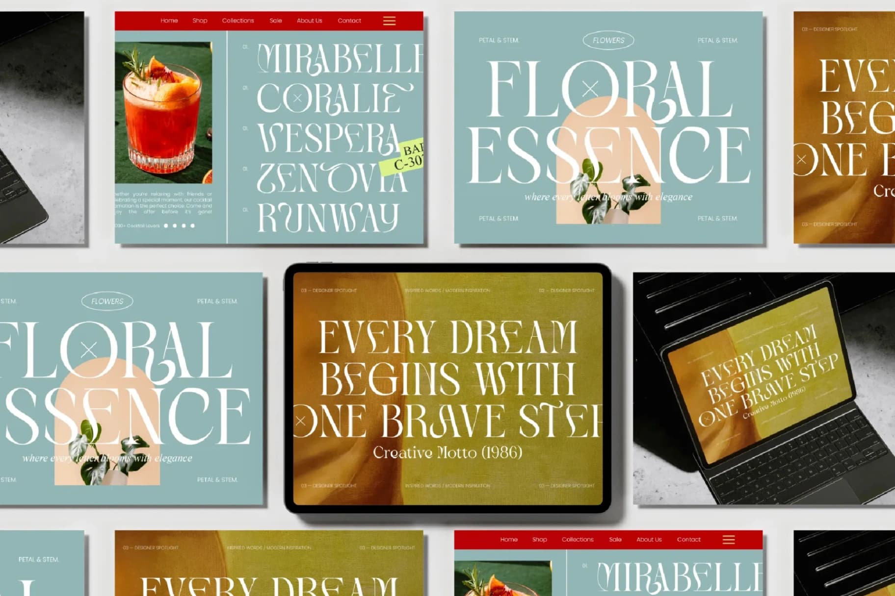 Preview 2 for Magnolia Nocturne - Modern Editorial Serif