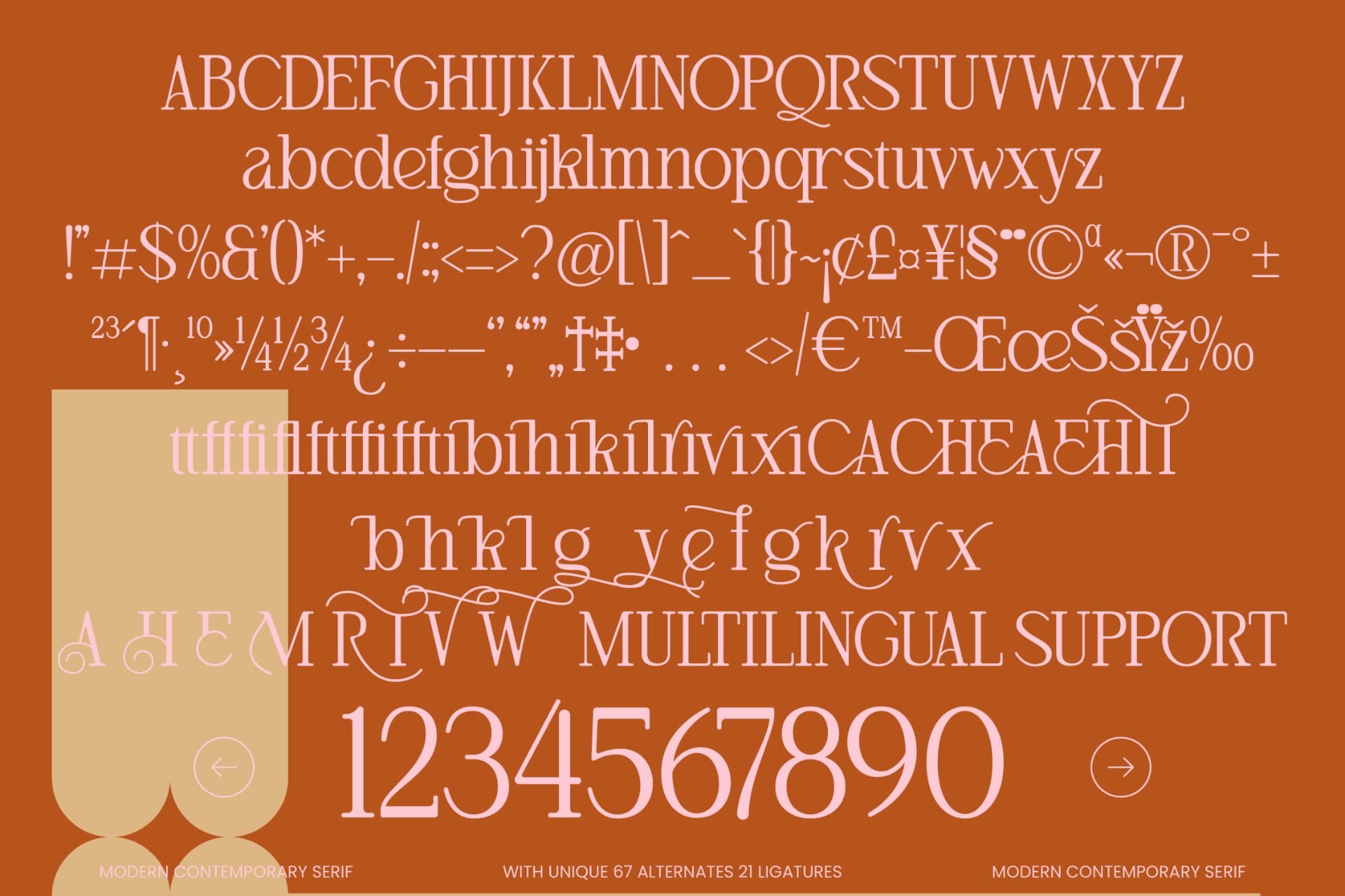 Preview 10 for The Markowe - Modern Contemporary Serif
