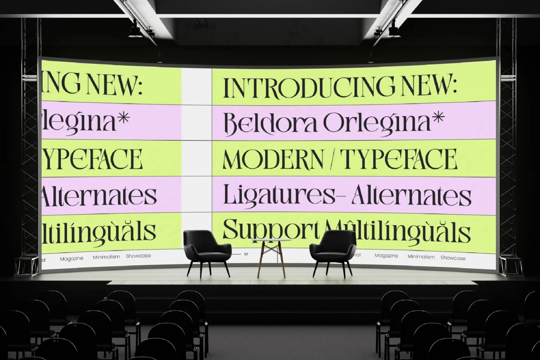 Preview 4 for Beldora Orlegina - Editorial Display Serif