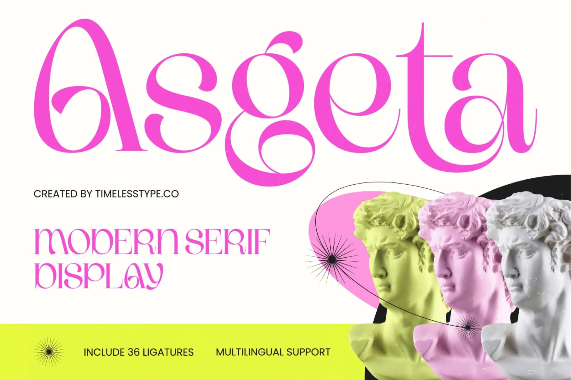 Asgeta - Modern Serif Display