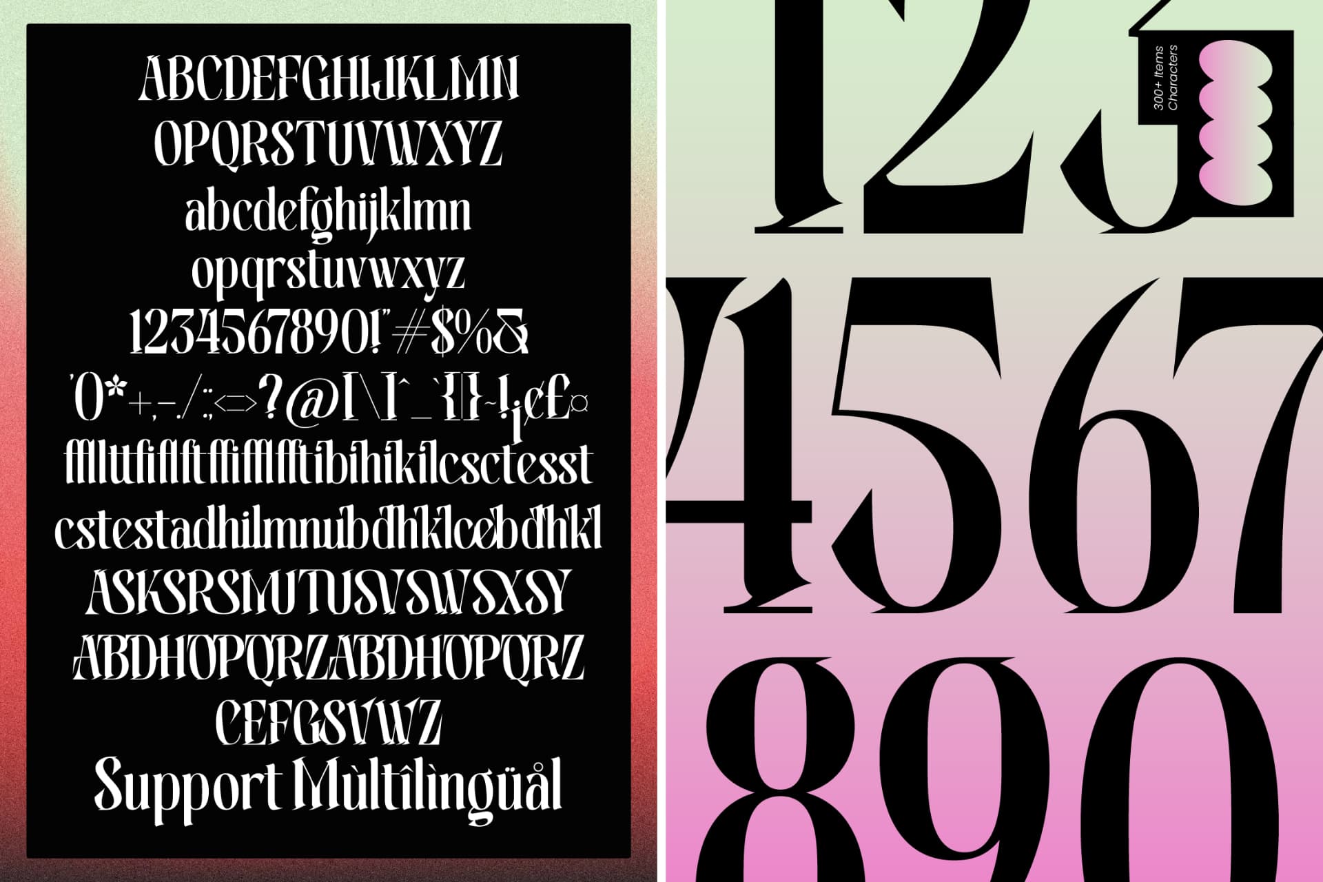 Preview 10 for Hellevator Arkanest - Modern High-Contrast Serif Font