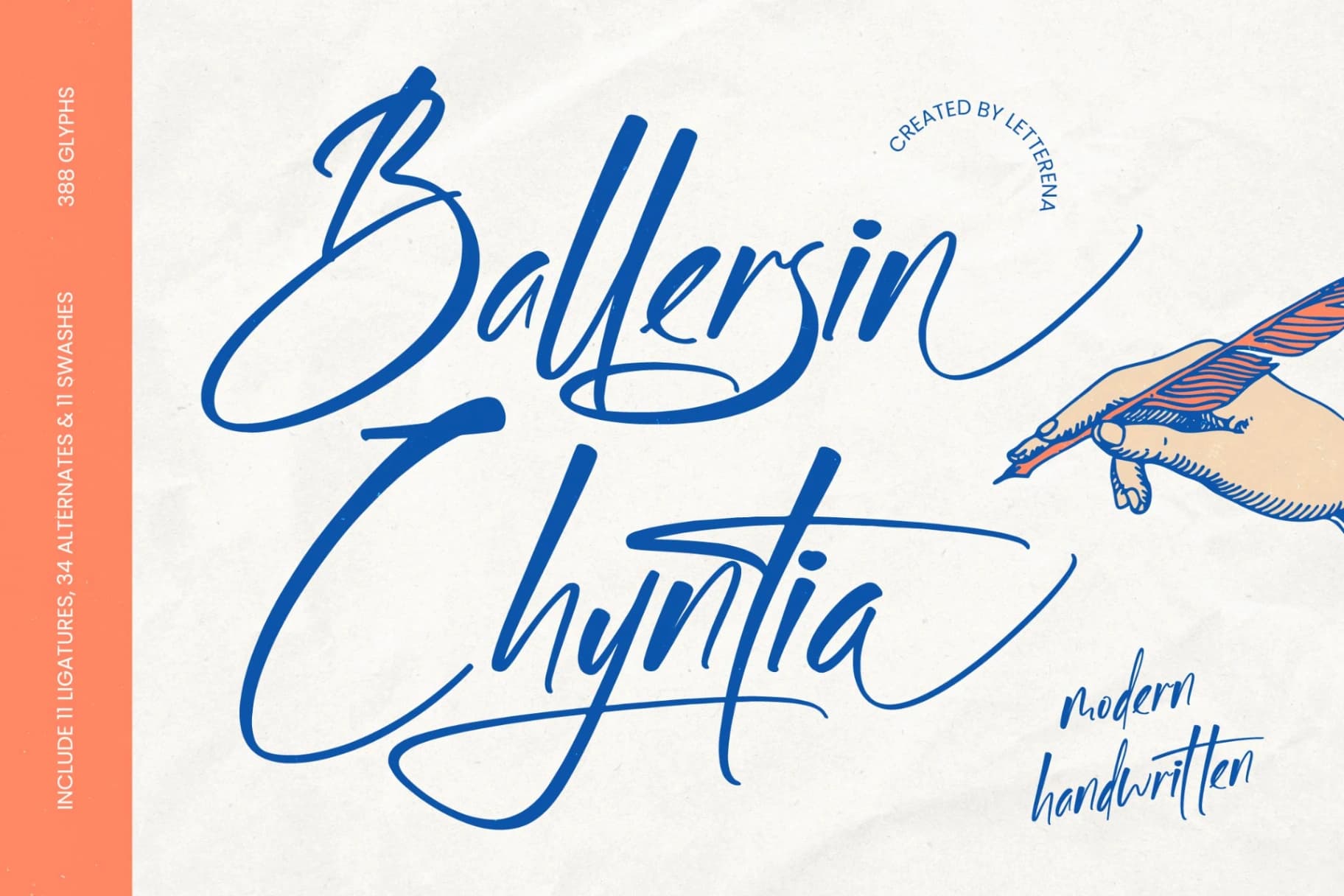 Preview 1 for Ballersin Chyntia - Modern Handwritten