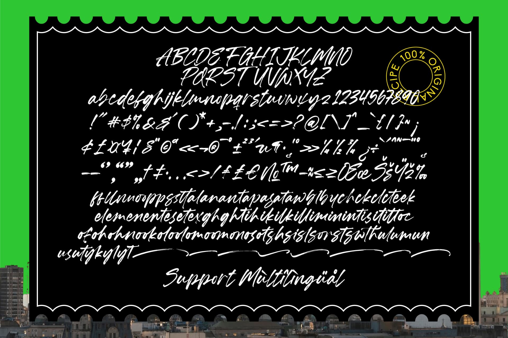 Preview 10 for Lush Windson - Display Brush Font