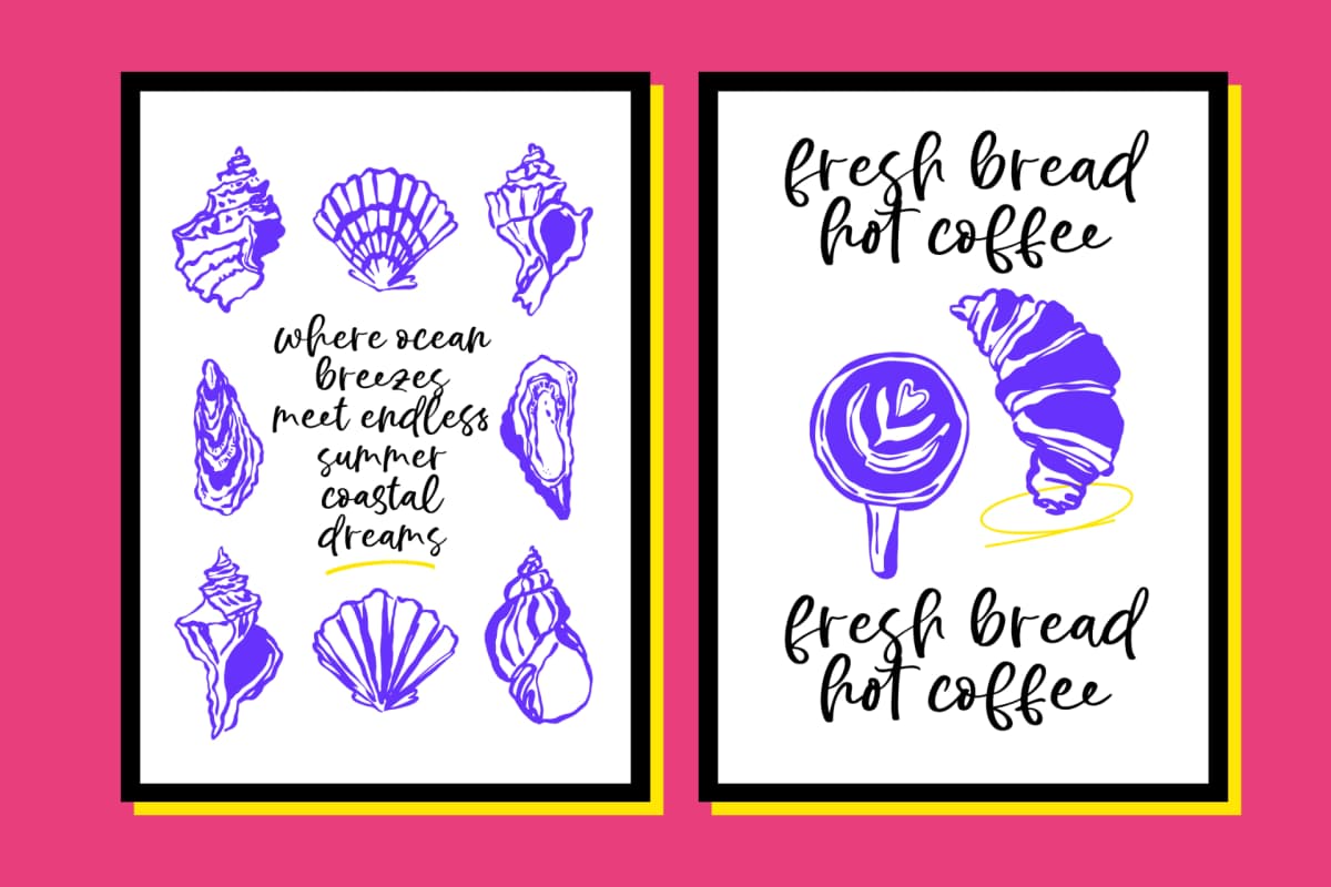 Preview 6 for Sugar Blushy - Modern Handwritten Script