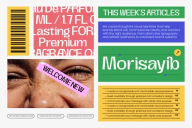 Morisayib - Modern Editorial Sans