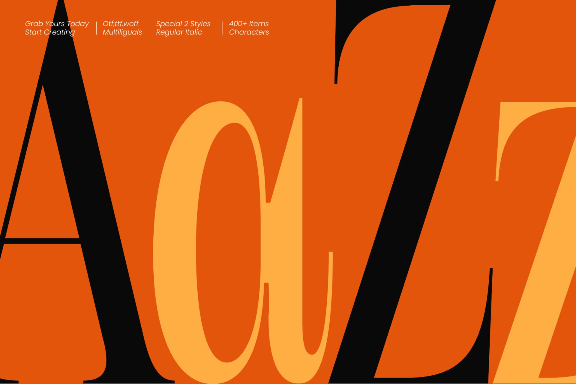 Preview 8 for Bargckiss - Contemporary Serif Display Font