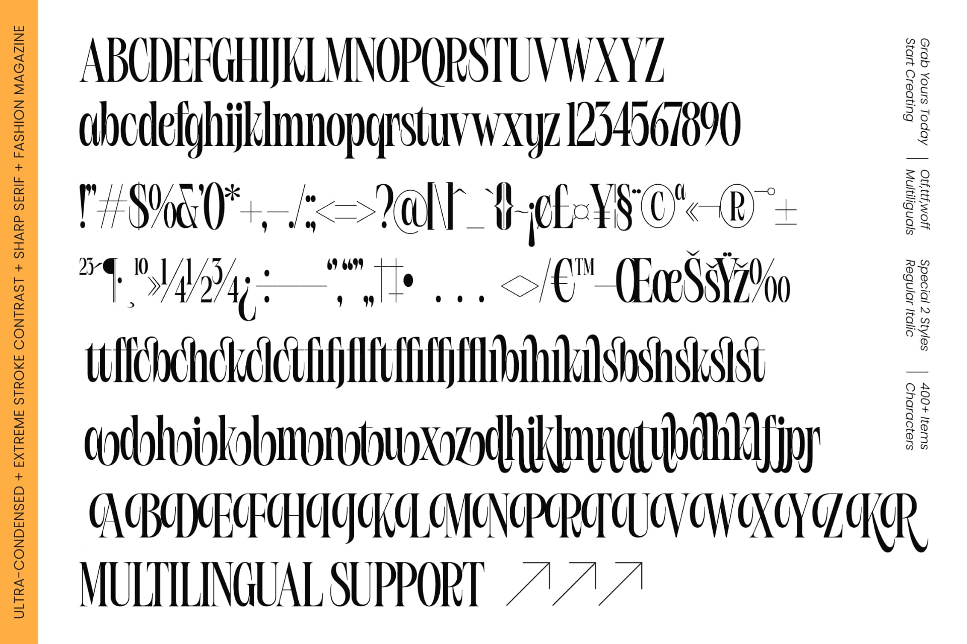 Preview 10 for Bargckiss - Contemporary Serif Display Font