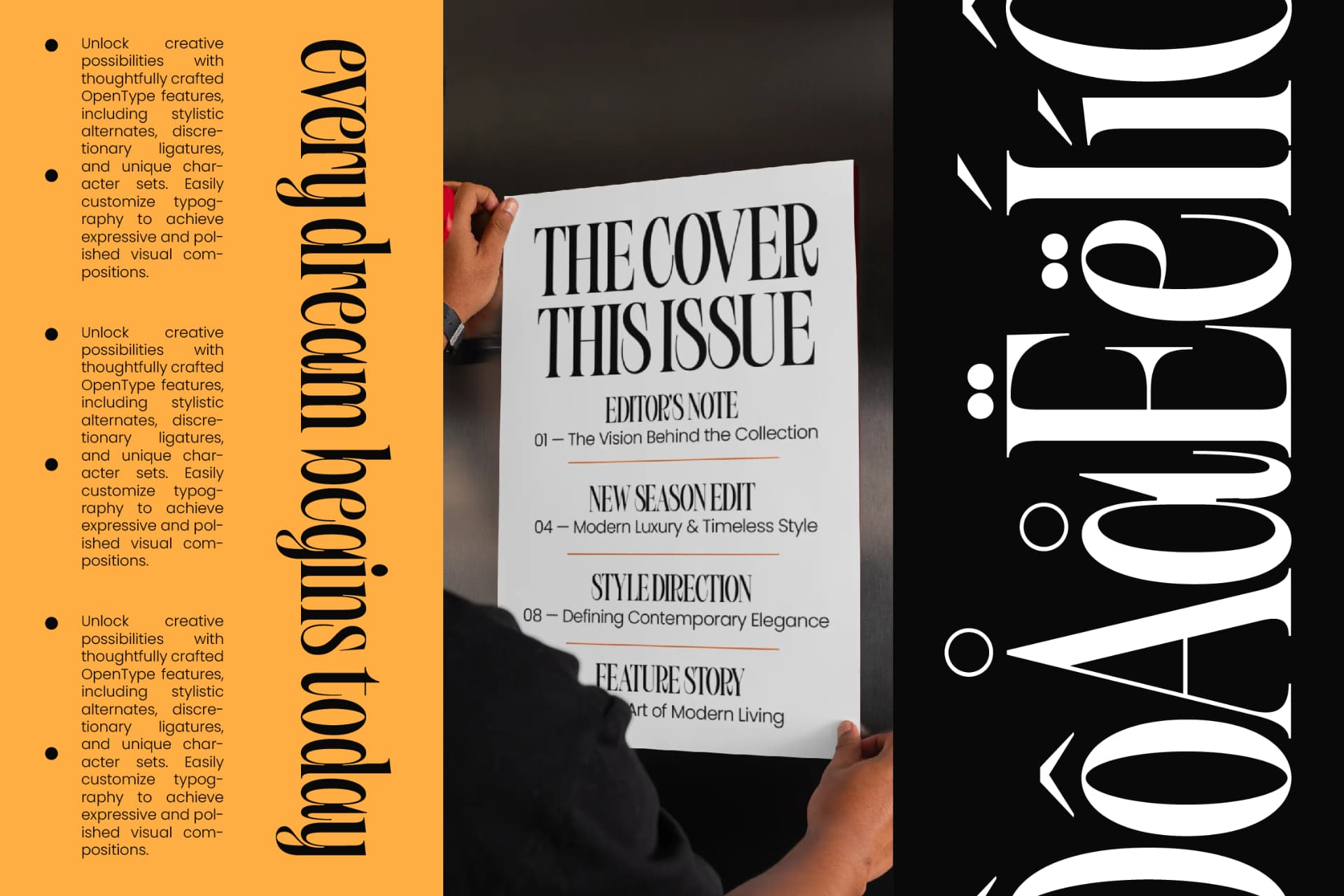 Preview 7 for Bargckiss - Contemporary Serif Display Font