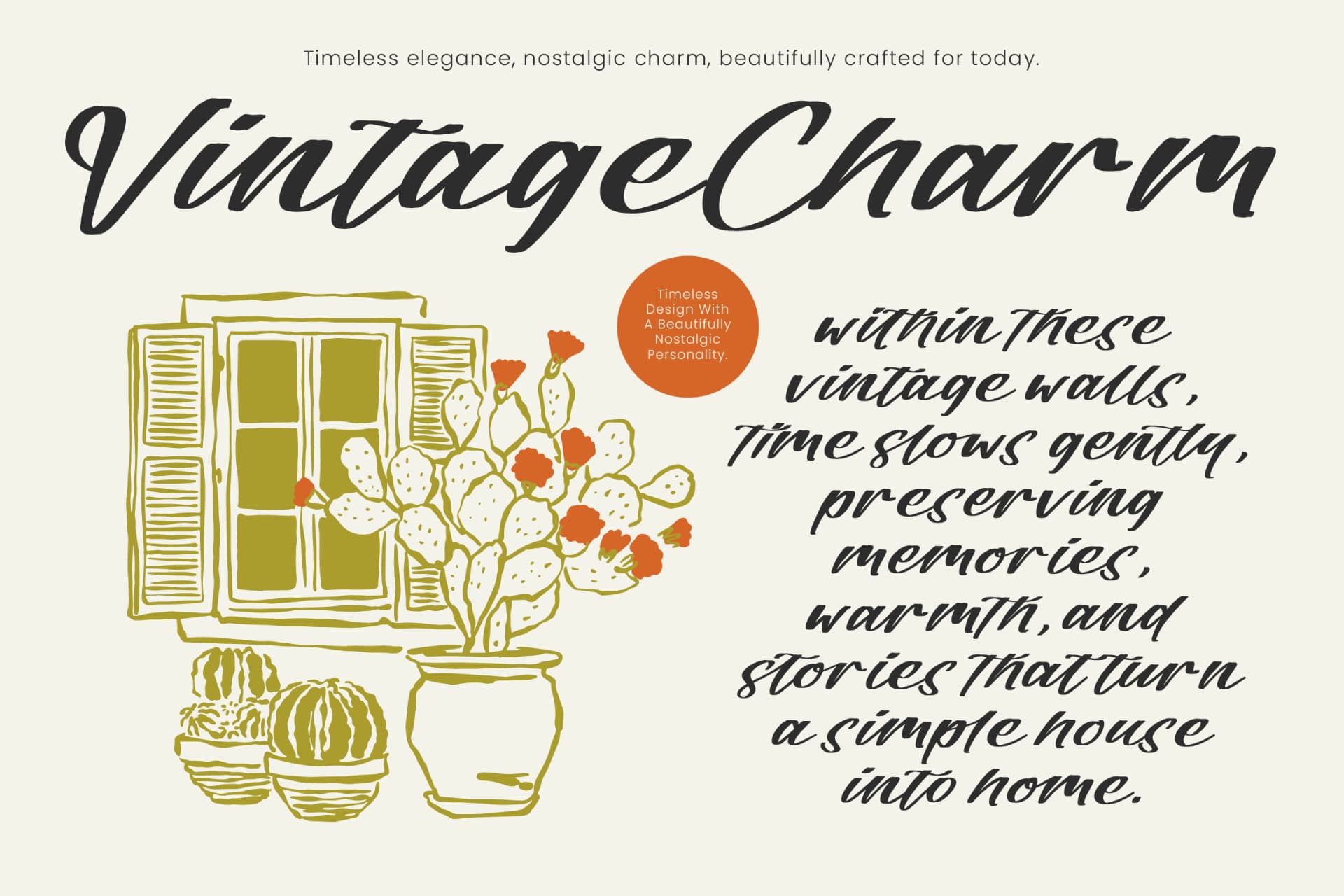 Preview 8 for Antique Journal - Modern Handwritten