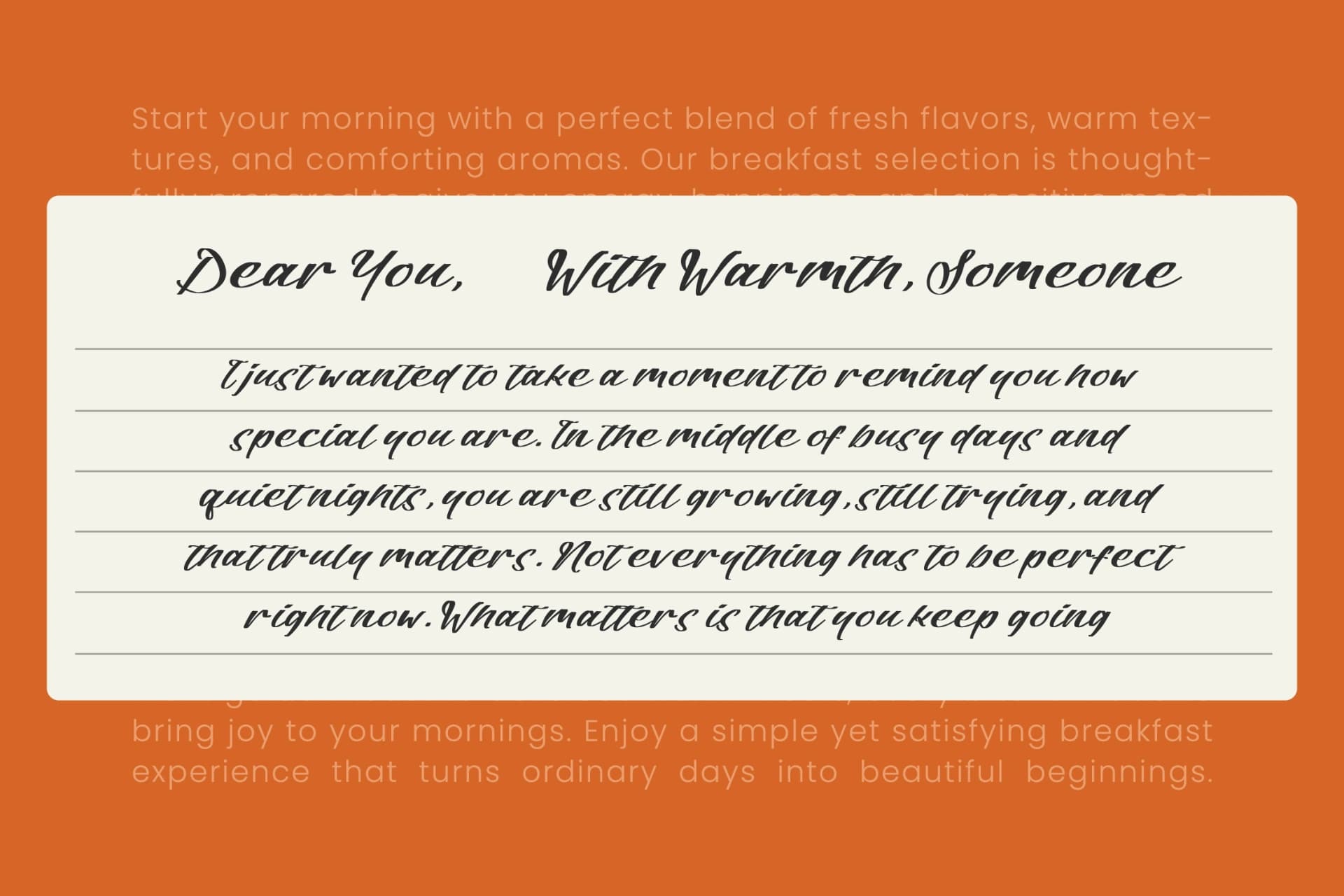 Preview 6 for Antique Journal - Modern Handwritten