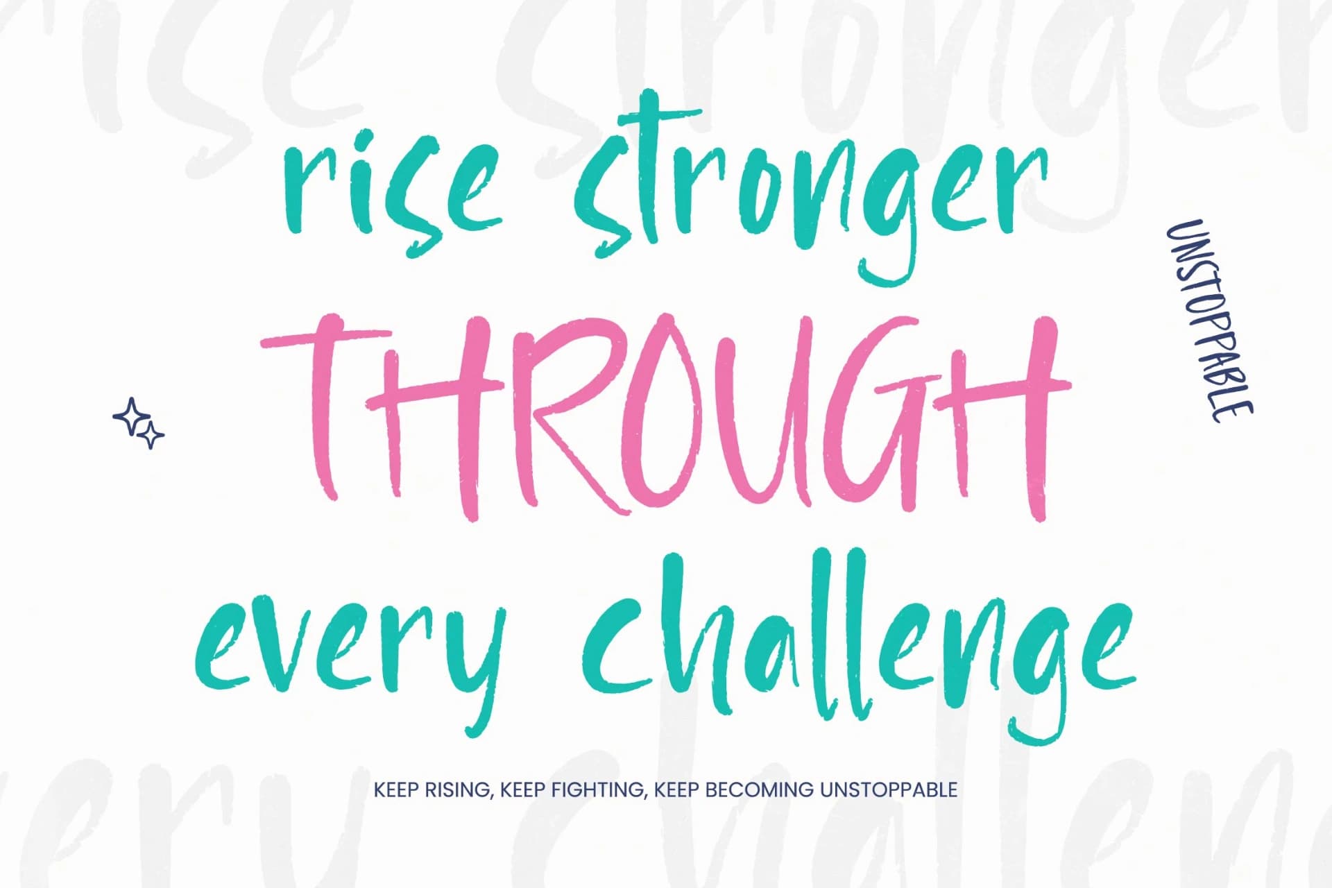 Preview 6 for Ralley Empathy - Brush Font