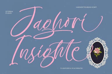 Jaghori Insighte - Handwritten Brush Script