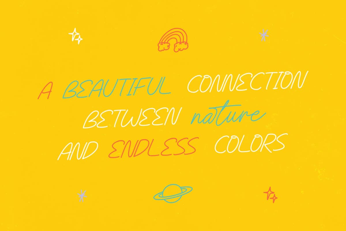 Bob Raften Gones - Font Duo Monoline font preview 4