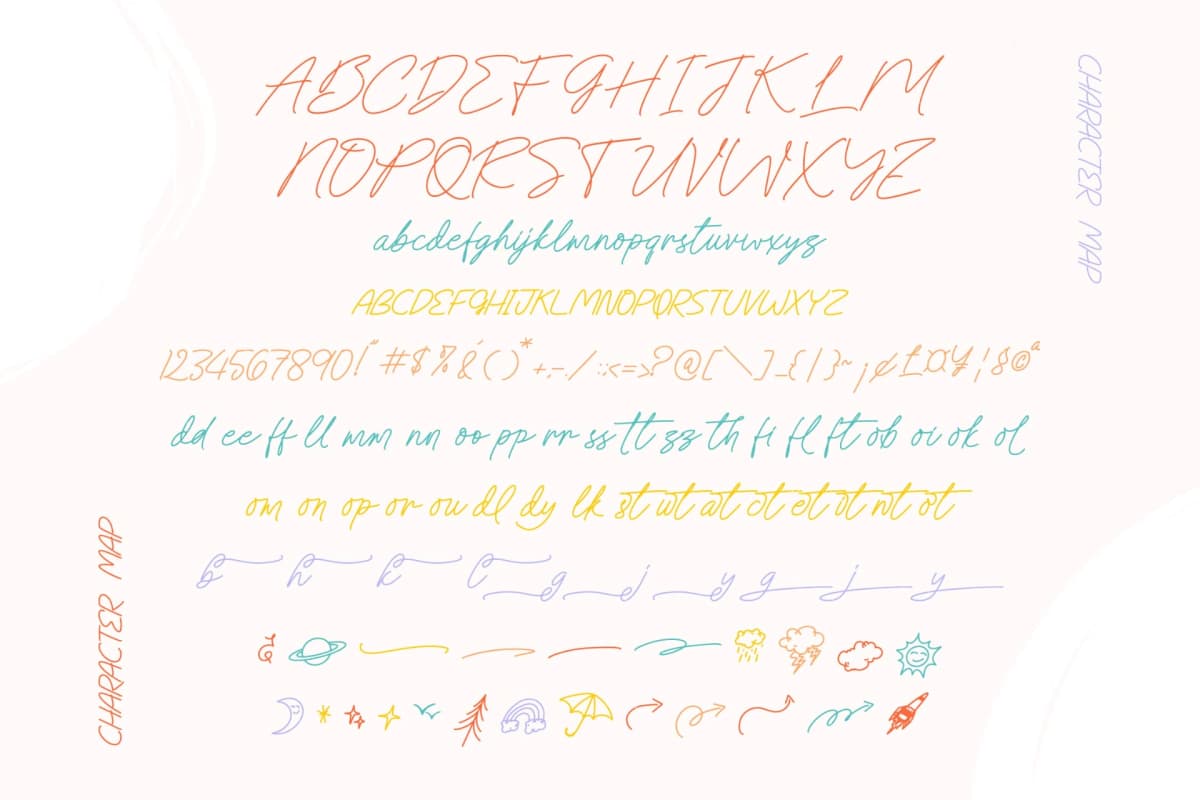 Bob Raften Gones - Font Duo Monoline font preview 8