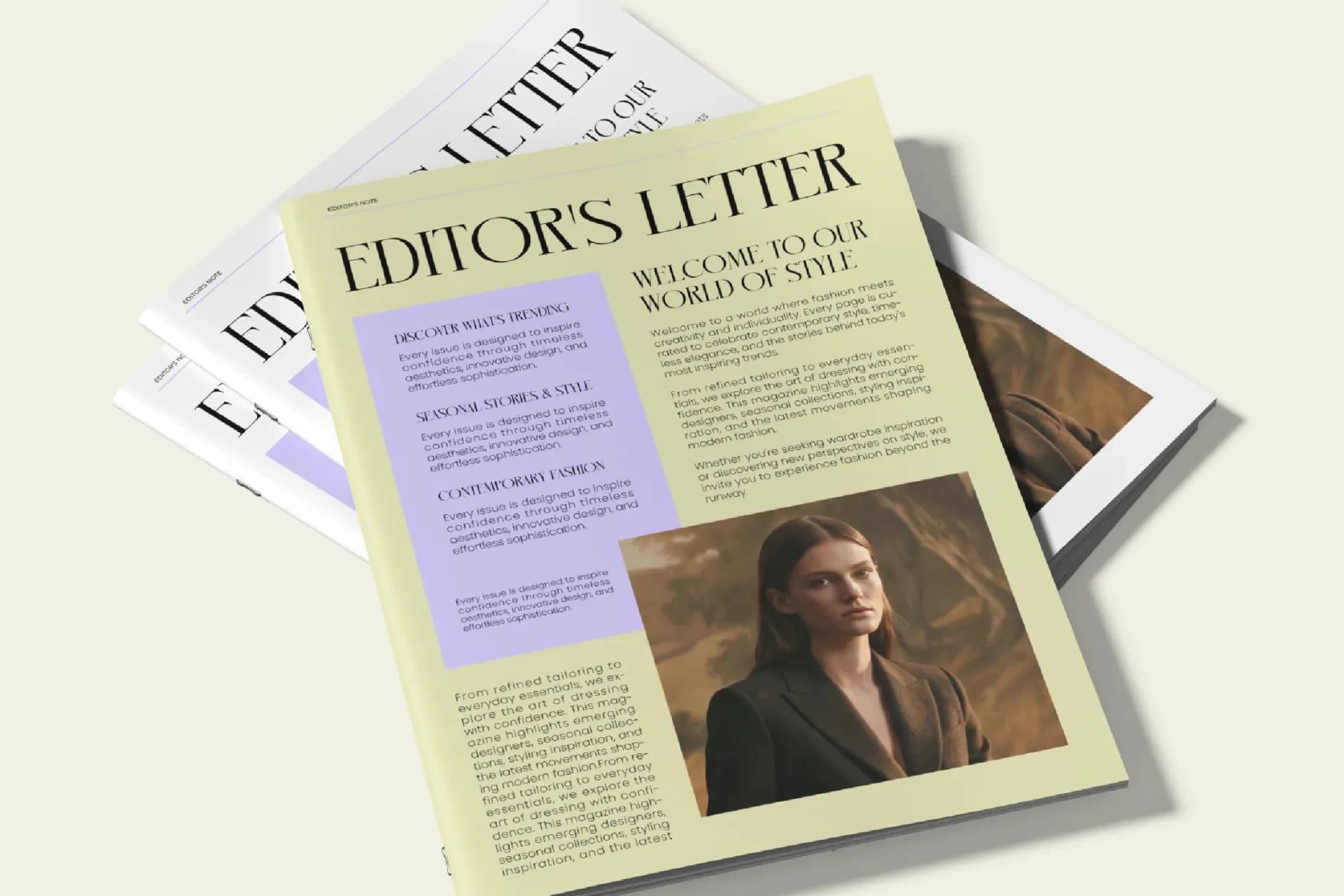 Preview 3 for Hidden Midnight - Modern Elegant Serif