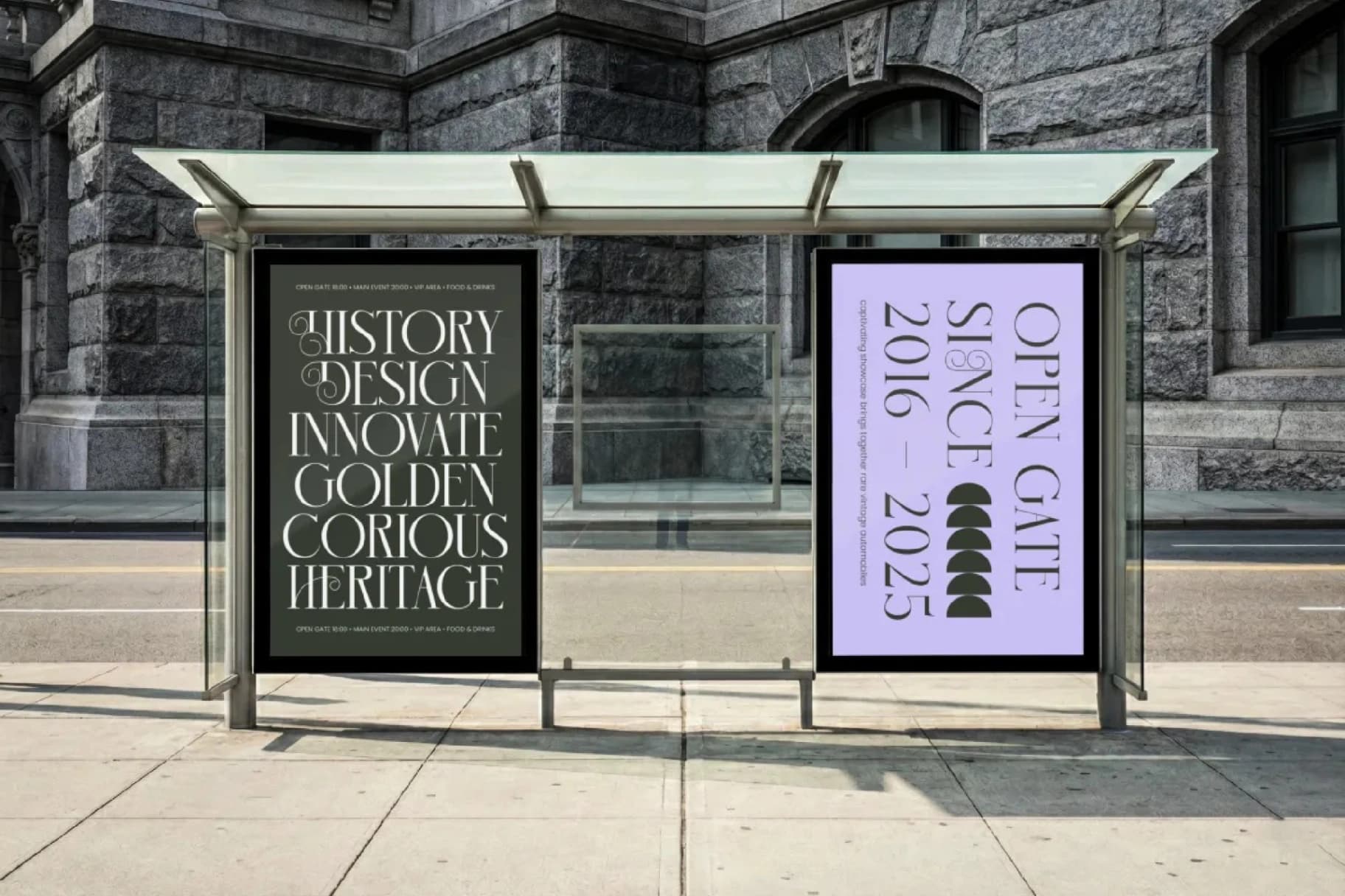 Preview 4 for Hidden Midnight - Modern Elegant Serif