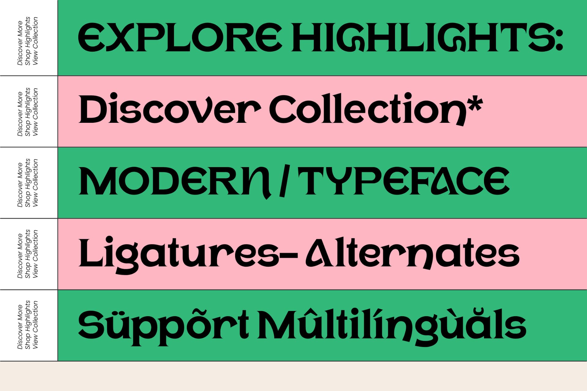 Preview 7 for Glitch Menalog - Display Serif