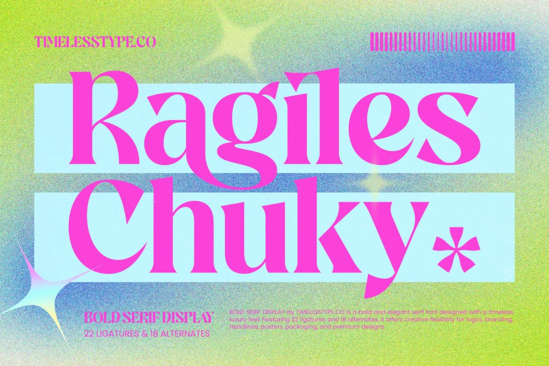 Preview 1 for Ragiles Chuky - Bold Serif Display
