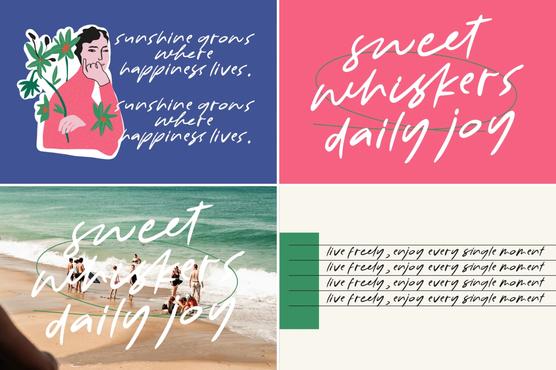Preview 5 for Golden Tomorrow - Notes Handwritten Font