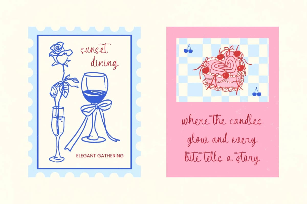Sweet Fruity - Aesthetic Handwritten font preview 4
