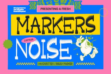 Markers Noise - Handwritten Rough Marker