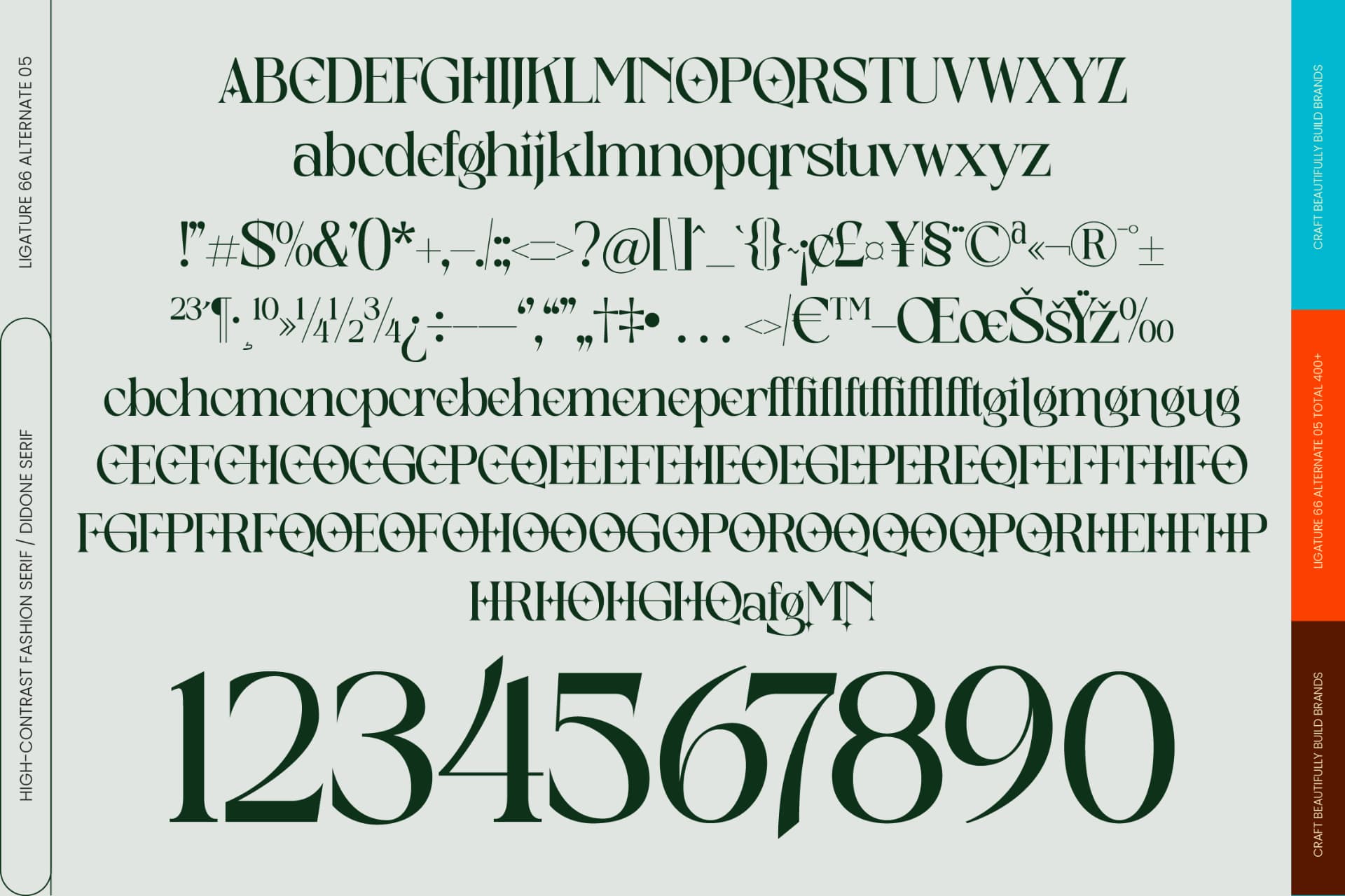 Preview 10 for Velogira - Modern Contrast Fashion Serif
