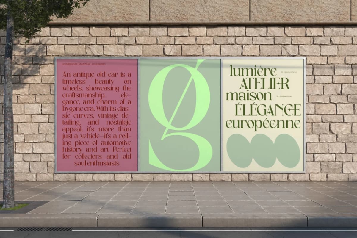Velogira - Modern Contrast Fashion Serif font preview 4