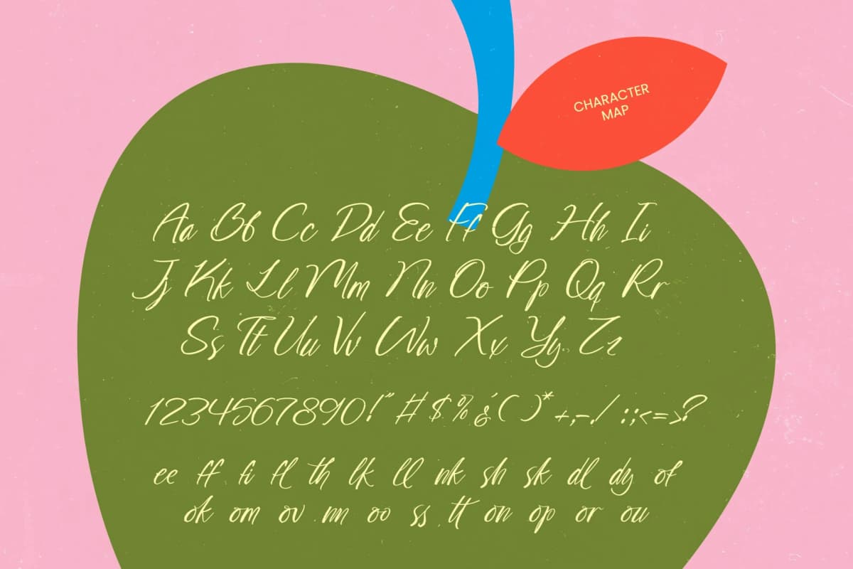 Loopy Milking Brush - Handwritten Brush Script font preview 9