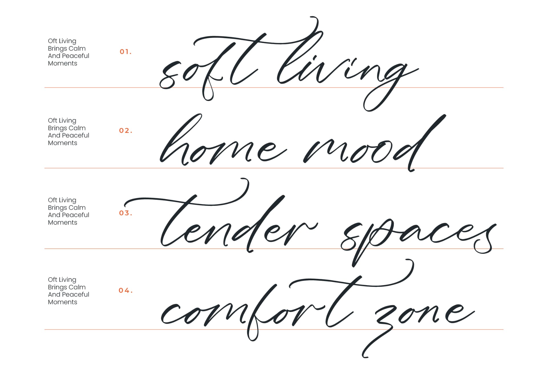 Preview 8 for Silky Crystal - Elegant Handwritten Script