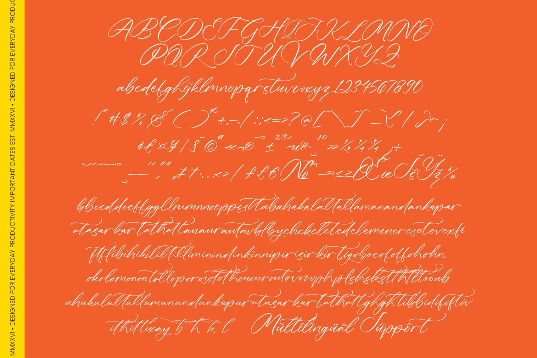 Preview 10 for Silky Crystal - Elegant Handwritten Script
