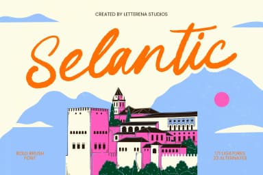 Selantic - Bold Brush Font