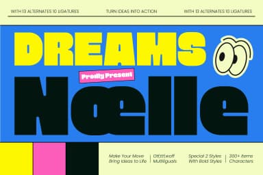 Dreams Noelle - Bold Display Sans