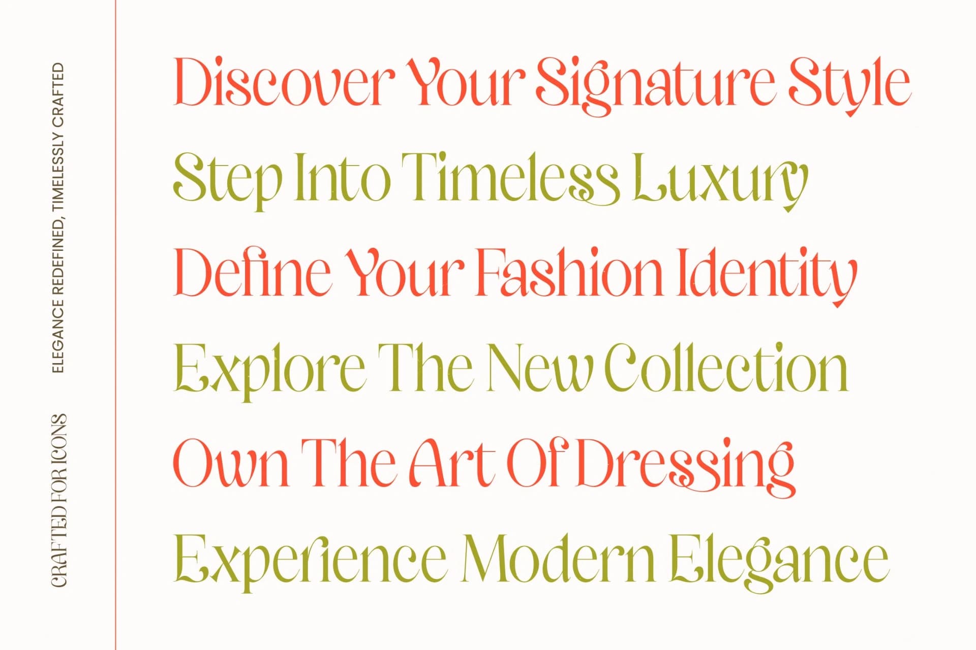Preview 4 for Lerukay - Modern Luxury Serif