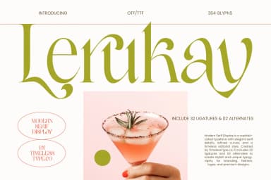 Lerukay - Modern Luxury Serif